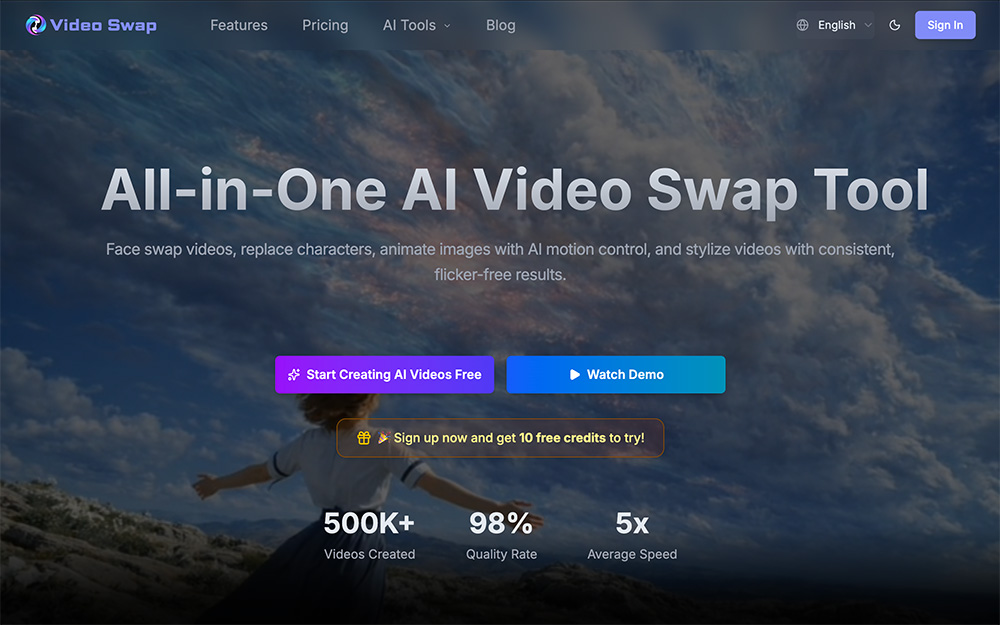 Video Swap(AI Video Swap Studio)官网插图