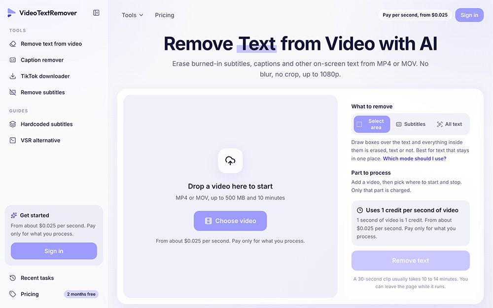 VideoTextRemover