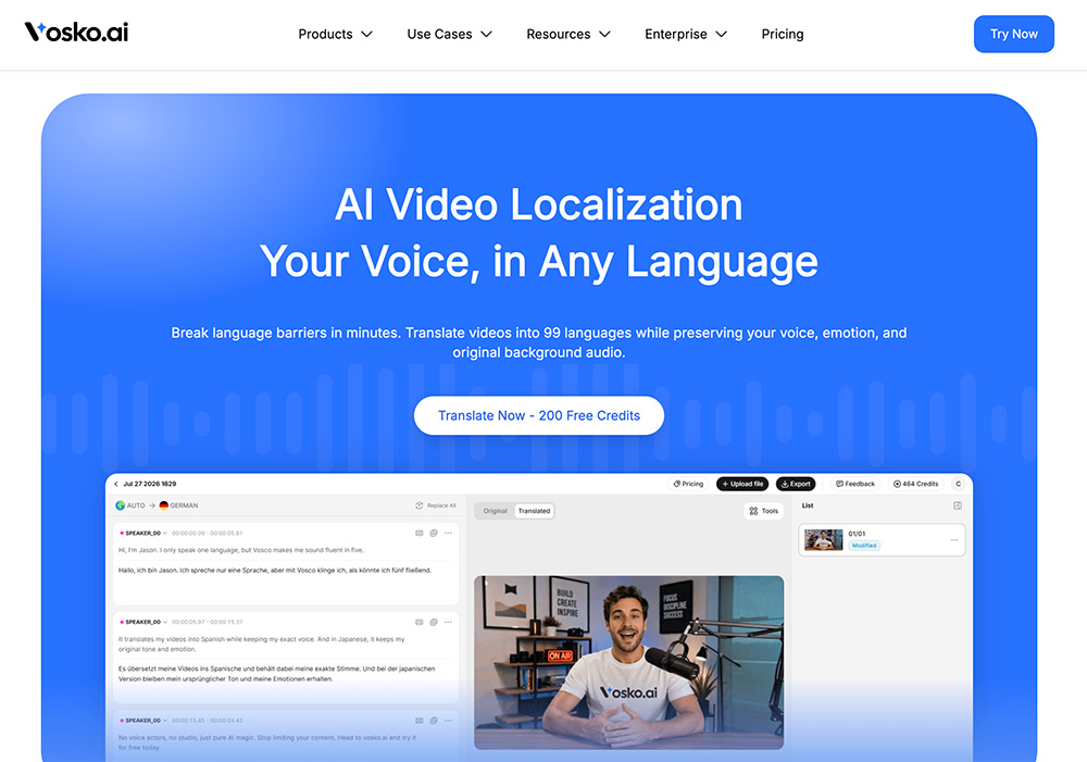 Vosko AI官网插图