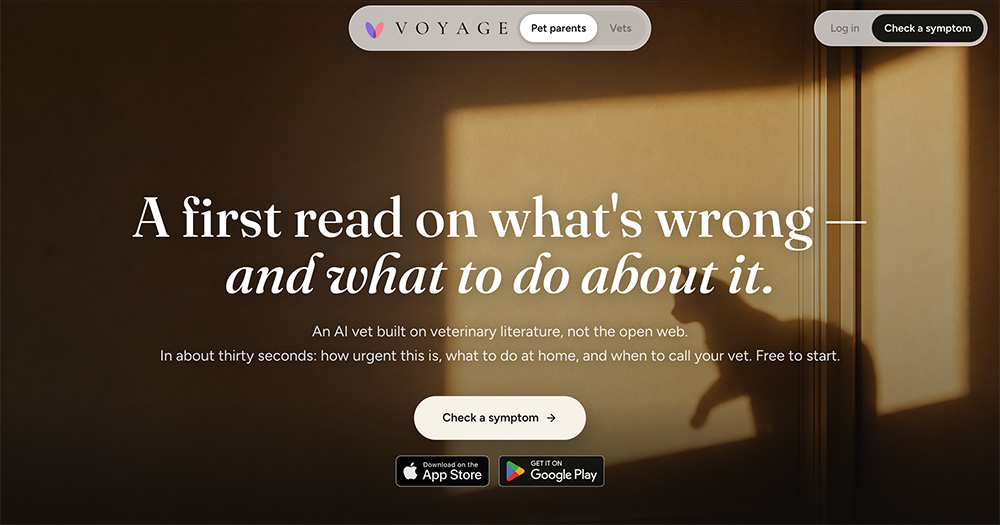 Voyage Pet AI官网插图