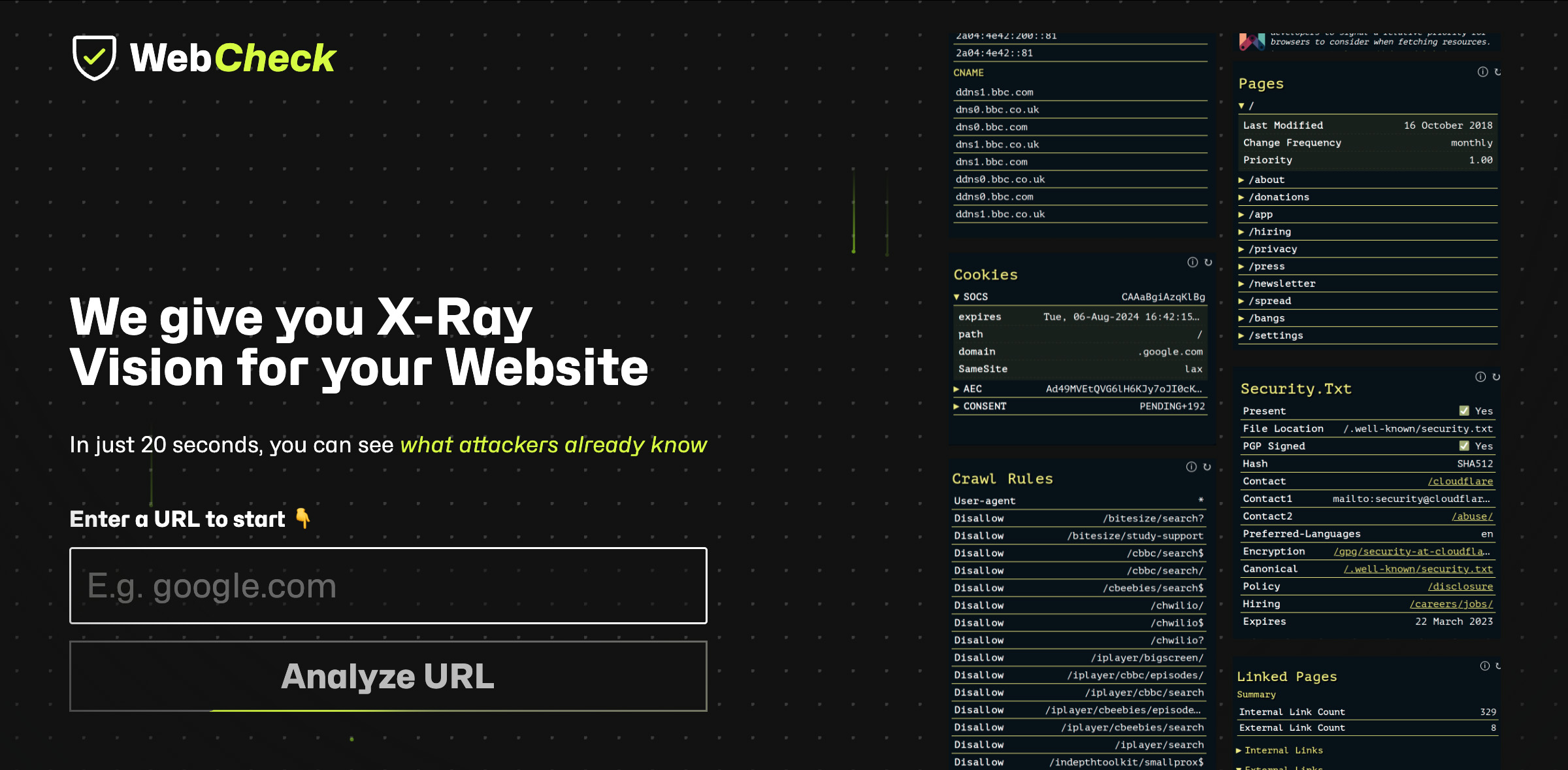 Web-Check开源网站全方位检测工具插图