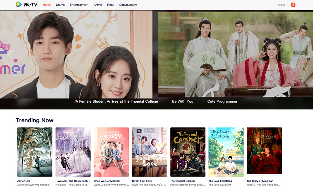 腾讯视频海外版（WeTv）